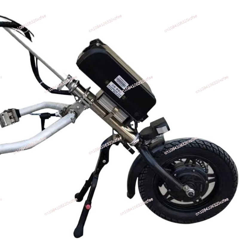 Outdoor Power Wheelchair - ชุดขับเคลื่อนล้อหน้าสำหรับรถเข็นไฟฟ้า - หัวขับเคลื่อนพับได้สำหรับใช้งานกลางแจ้ง พร้อมแบตเตอรี่ลิเธียม สำหรับรถเข็นกีฬาและรถเข็นเคลื่อนที่