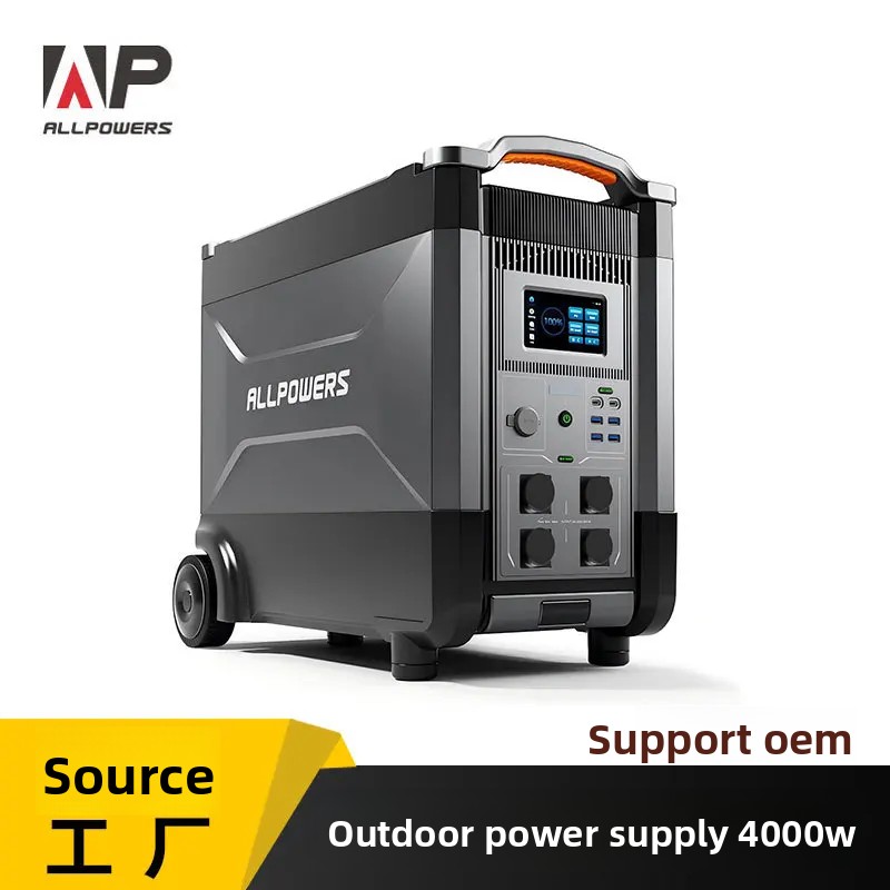 Outdoor Power Inverter - ALLPOWERS แหล่งจ่ายไฟสำรองพลังงาน 4000W ความจุขนาดใหญ่ สำหรับรถบ้าน (RV)