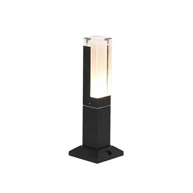 Outdoor Power Post - กลางแจ้ง LED กันน้ําสวนคอลัมน์ Light การออกแบบที่เรียบง่ายสําหรับ Courtyard