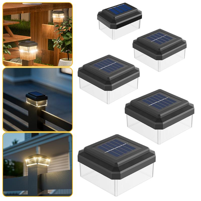 Outdoor Power Post - ไฟ LED พลังงานแสงอาทิตย์สำหรับติดตั้งบนเสา สำหรับรั้วกลางแจ้ง กันน้ำระดับ IP65