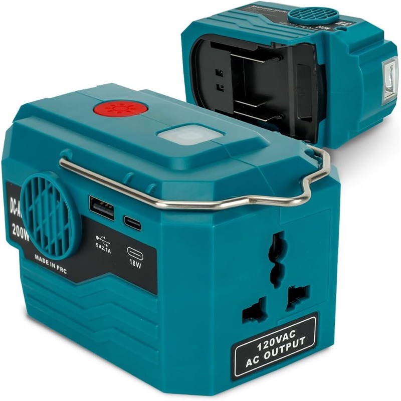 Outdoor Power Inverter - Power INVERTER สําหรับ Makita 18V แบตเตอรี่
