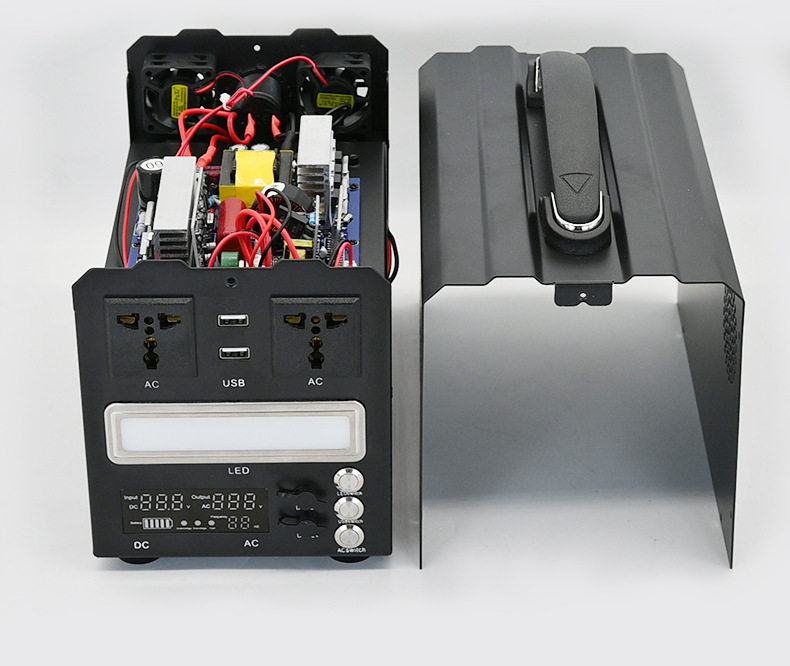Outdoor Power Inverter - อุปกรณ์ประกอบตัวเครื่องจ่ายไฟเคลื่อนที่กลางแจ้ง ชุดอุปกรณ์แปลงไฟ 12V24V48V เป็น 220V ชุดอุปกรณ์