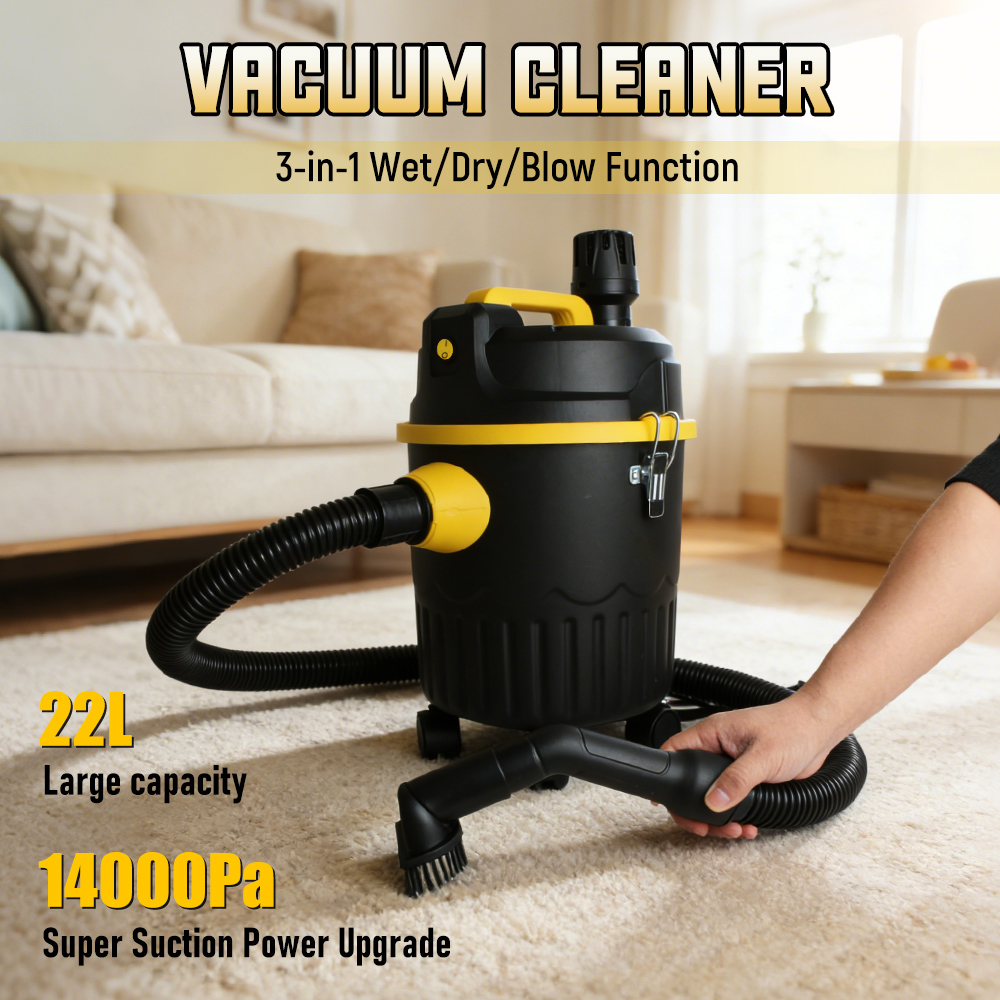 Wet Dry Vacuum Shop - เครื่องดูดฝุ่นแบบเปียกและแห้ง 22 ลิตร 3 in 1