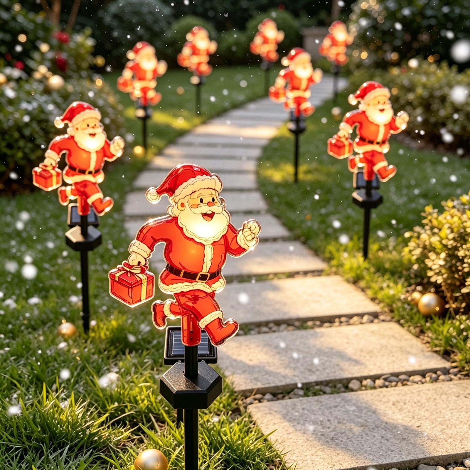 ไฟประดับทางเดินรูปซานตาคลอส 1  - Outdoor Power For Xmas Lights บทวิจารณ์และราคา