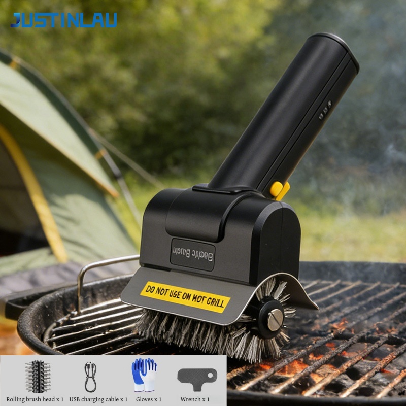 JUSTINLAU แปรงย่างไฟฟ้า แปรงขั - Outdoor Power Grill บทวิจารณ์และราคา