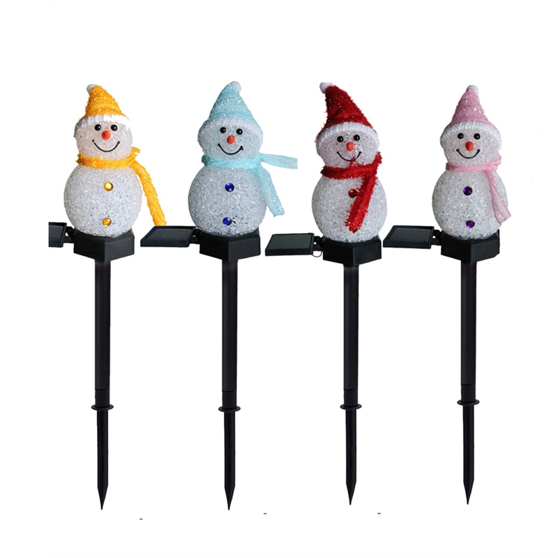 LED Snowman ไฟสวนพลังงานแสงอาท - Outdoor Power For Xmas Lights บทวิจารณ์และราคา