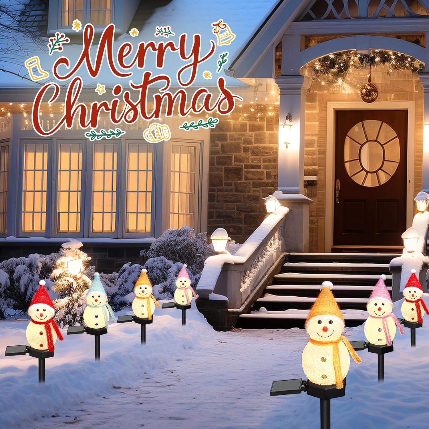 ไฟสวนรูปตุ๊กตาหิมะ LED พลังงาน - Outdoor Power For Xmas Lights บทวิจารณ์และราคา