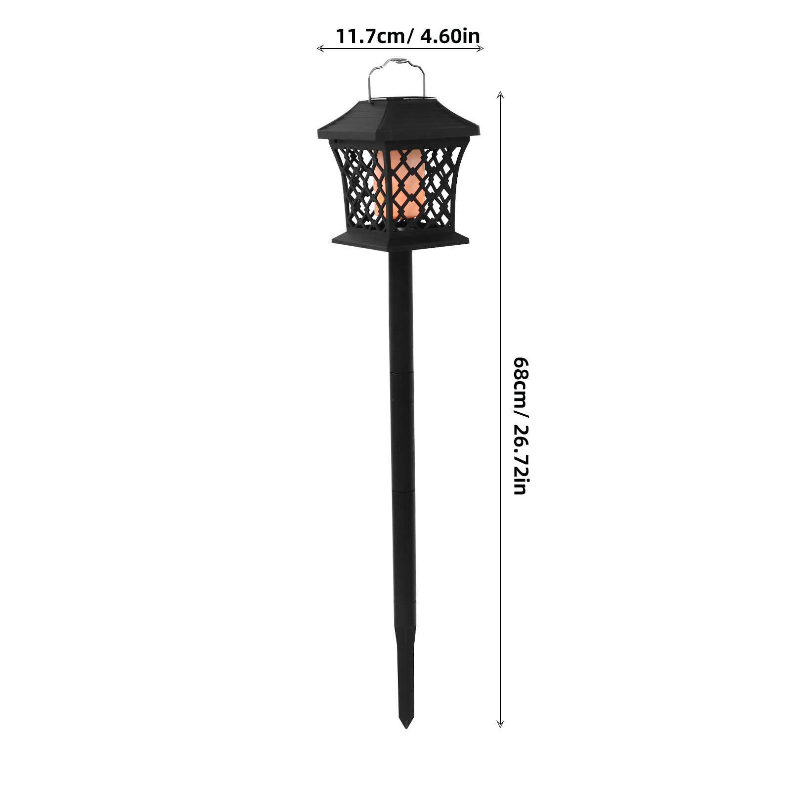 โคมไฟพลังงานแสงอาทิตย์ 2 ชิ้น  - Outdoor Power Post บทวิจารณ์และราคา