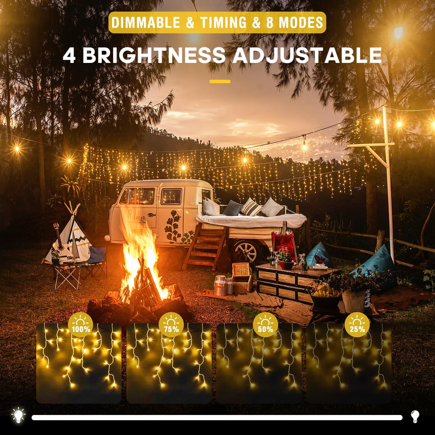 ไฟประดับรูปหยดน้ำแข็งพลังงานแส - Outdoor Power For Xmas Lights บทวิจารณ์และราคา