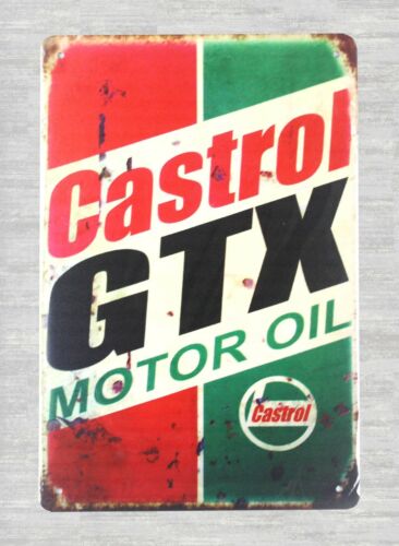 ป้ายโลหะจำลองโฆษณาของน้ำมันเคร - Castrol Oil Gtx บทวิจารณ์และราคา