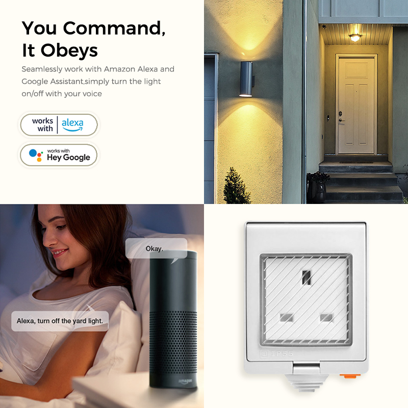 Avoir IP55 Tuya Wifiสมาร์ทกันน - Outdoor Power Outlet With Remote Control บทวิจารณ์และราคา