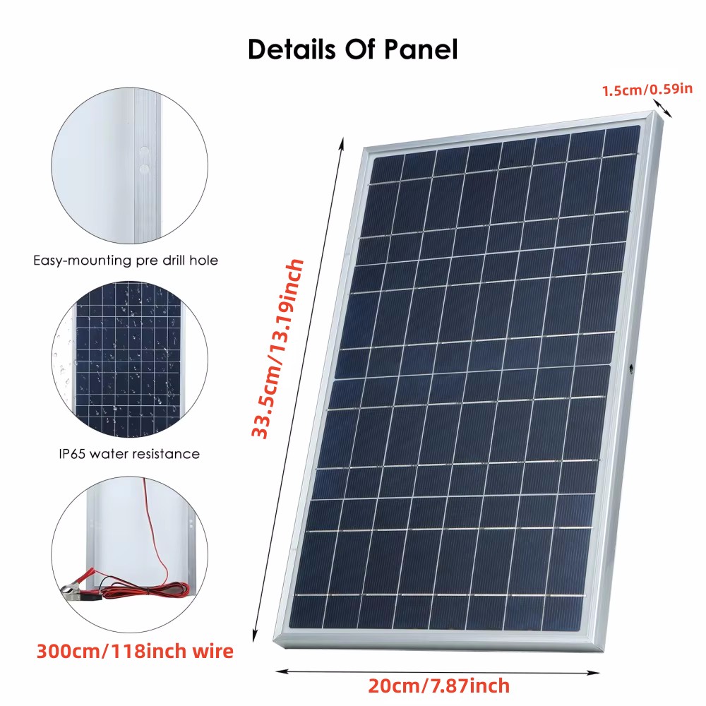 ชุดแผงโซลาร์เซลล์ 35W พลังงานแ - Outdoor Power Kit บทวิจารณ์และราคา