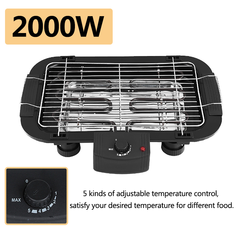 ครัวเรือน Smokeless Grill 2000 - Outdoor Power Grill บทวิจารณ์และราคา