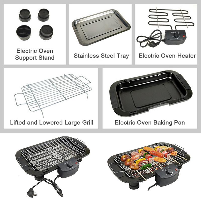 ครัวเรือน Smokeless Grill 2000 - Outdoor Power Grill บทวิจารณ์และราคา