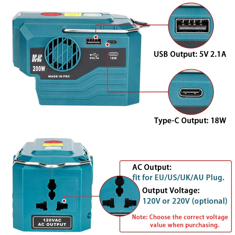 Power INVERTER สําหรับ Makita  - Outdoor Power Inverter บทวิจารณ์และราคา