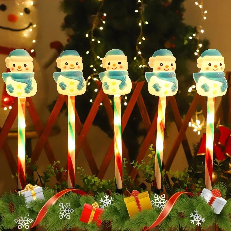 โคมไฟ LED ซานตาและสโนว์แมนพลัง - Outdoor Power For Xmas Lights บทวิจารณ์และราคา