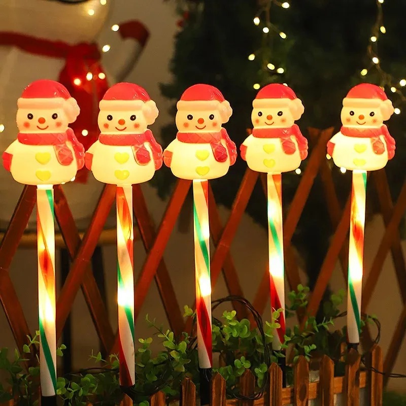โคมไฟ LED ซานตาและสโนว์แมนพลัง - Outdoor Power For Xmas Lights บทวิจารณ์และราคา