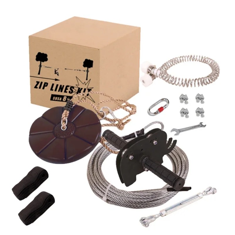 ชุดซิปไลน์กลางแจ้งขายดี 30 เมต - Outdoor Power Tool Kit บทวิจารณ์และราคา