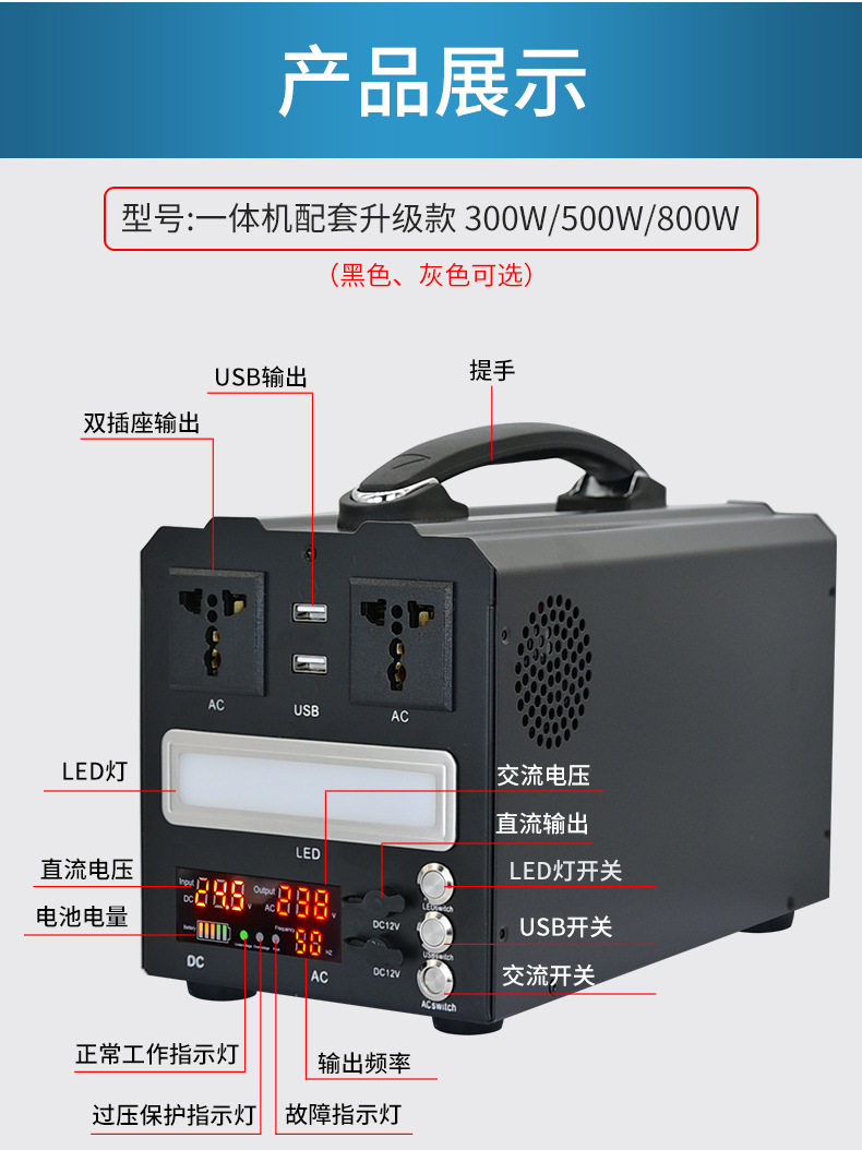 อุปกรณ์ประกอบตัวเครื่องจ่ายไฟเ - Outdoor Power Inverter บทวิจารณ์และราคา
