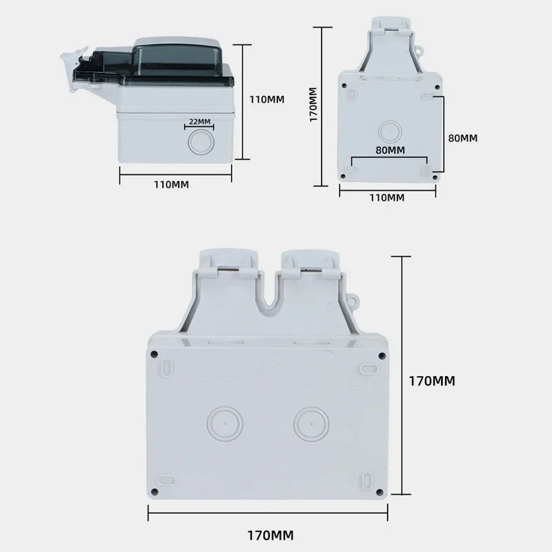 EU FR IP66อัจฉริยะ Tuya กันน้ำ - Outdoor Power Outlet With Remote Control บทวิจารณ์และราคา